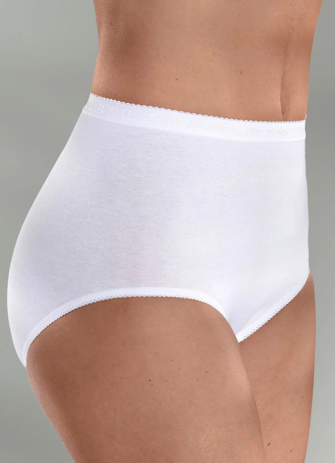 Dreierpack Slips mit elastischen Abschlüssen