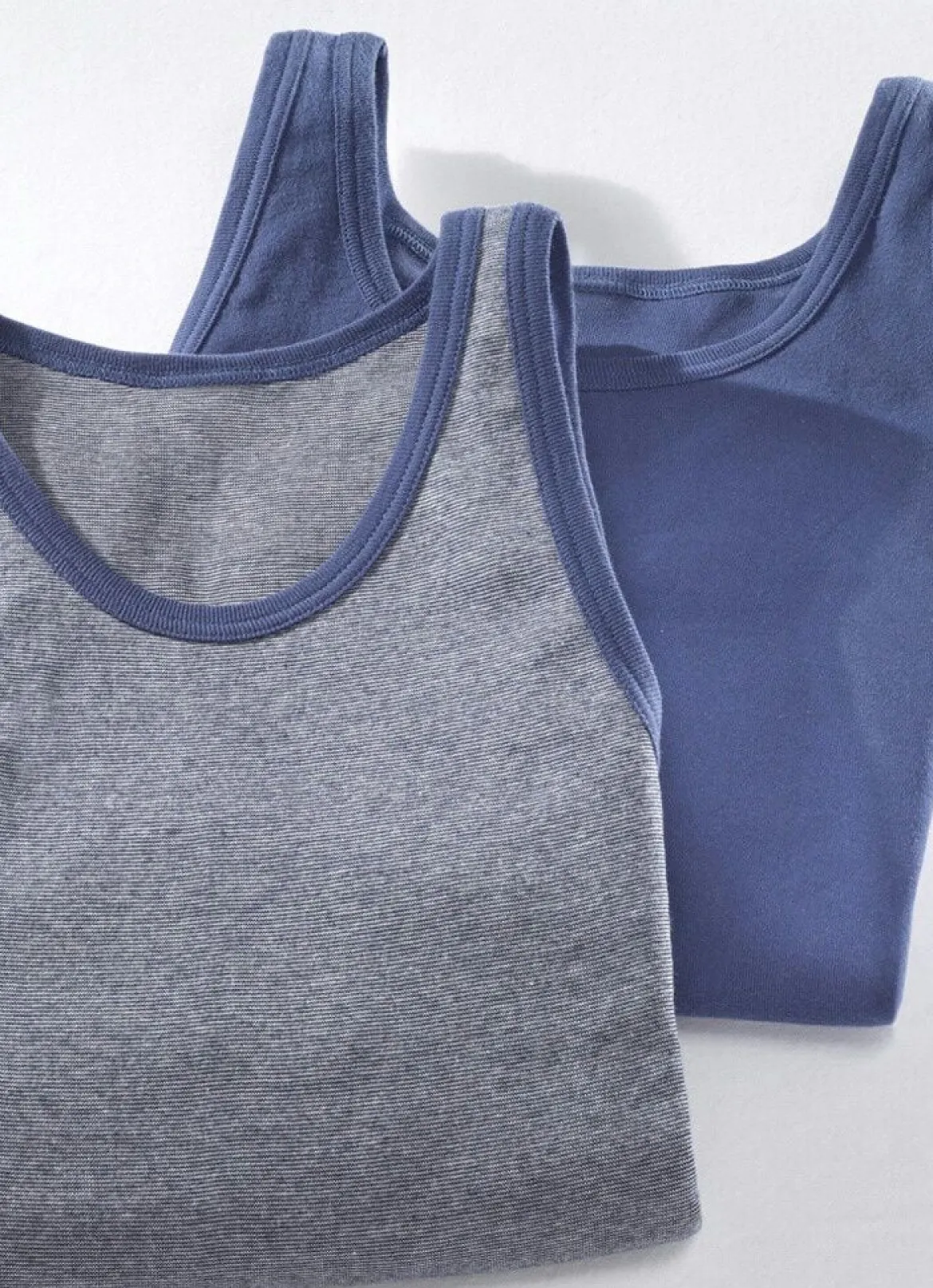Dreierpack Sportjacken aus Feinripp, uni