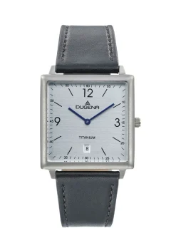 Dugena-Quartz-Herrenuhr mit Titangehäuse