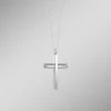 Durchbrochener Kreuz-Anhänger aus Edelstahl