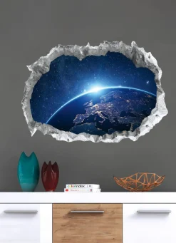 3D-Wandtattoo Galaxy nachtleuchtend