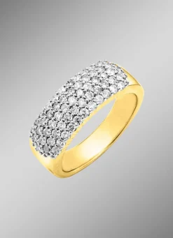 Edler Damenring mit Brillanten