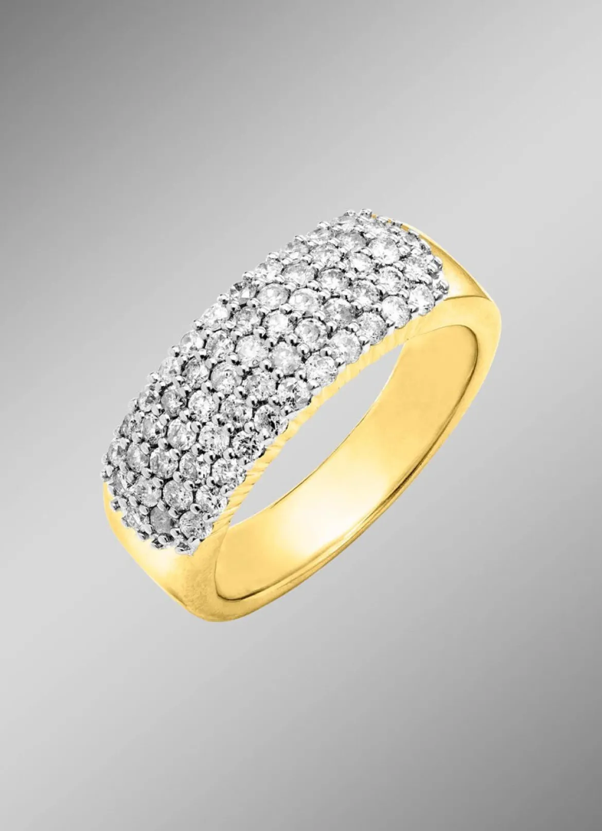 Edler Damenring mit Brillanten