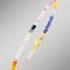 Edles Armband mit echt Safir in Multicolor