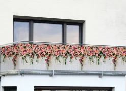 Einseitig bedruckter Balkon-Sichtschutz inkl. Befestigungsmaterial