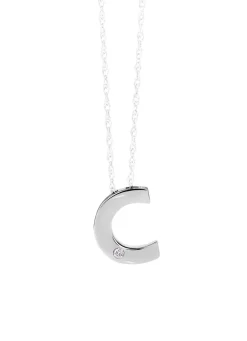 Einzigartig und elegant: Buchstaben-Anhänger aus Platin