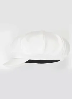 Elegante Damen-Ballonmütze, mit rückwärtigem Elastikeinsatz