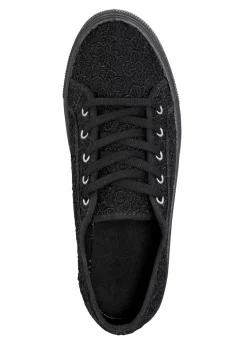 Elegante Damen-Schnürschuhe, mit herausnehmbarem Fußbett