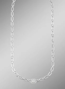 Elegante Halskette mit synth. Zirkonia