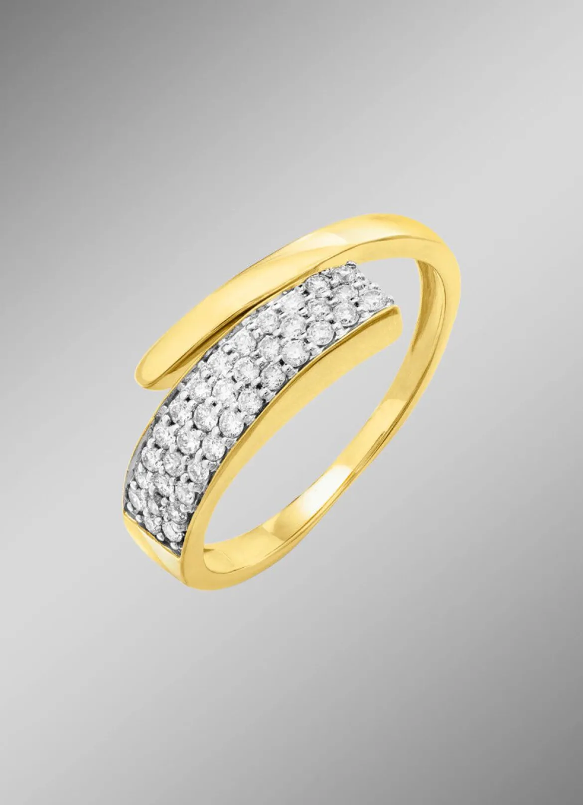 Eleganter Damenring mit Brillanten