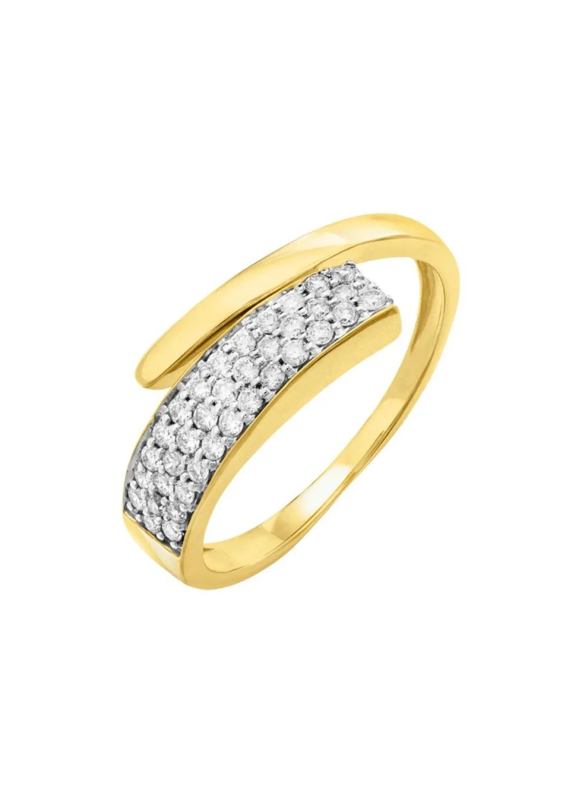 Eleganter Damenring mit Brillanten