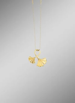 Eleganter Ginkgoblatt-Anhänger