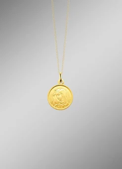 Eleganter Madonna-Anhänger aus Gold 585/- fein