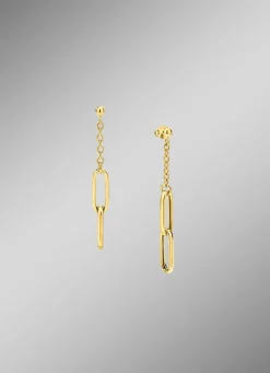 Eleganz in Bewegung: Ohrstecker aus feinem Gold