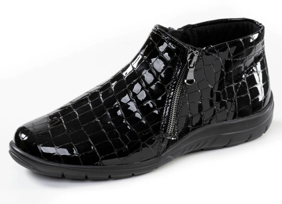 ELENA EDEN, bequeme Damen-Boots, Weite H, mit herausnehmbarem Fußbett