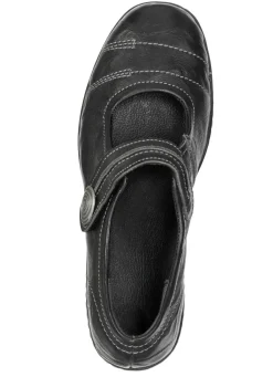ELENA EDEN, bequeme Damen-Spangenschuhe, Weite H, mit herausnehmbarem Fußbett