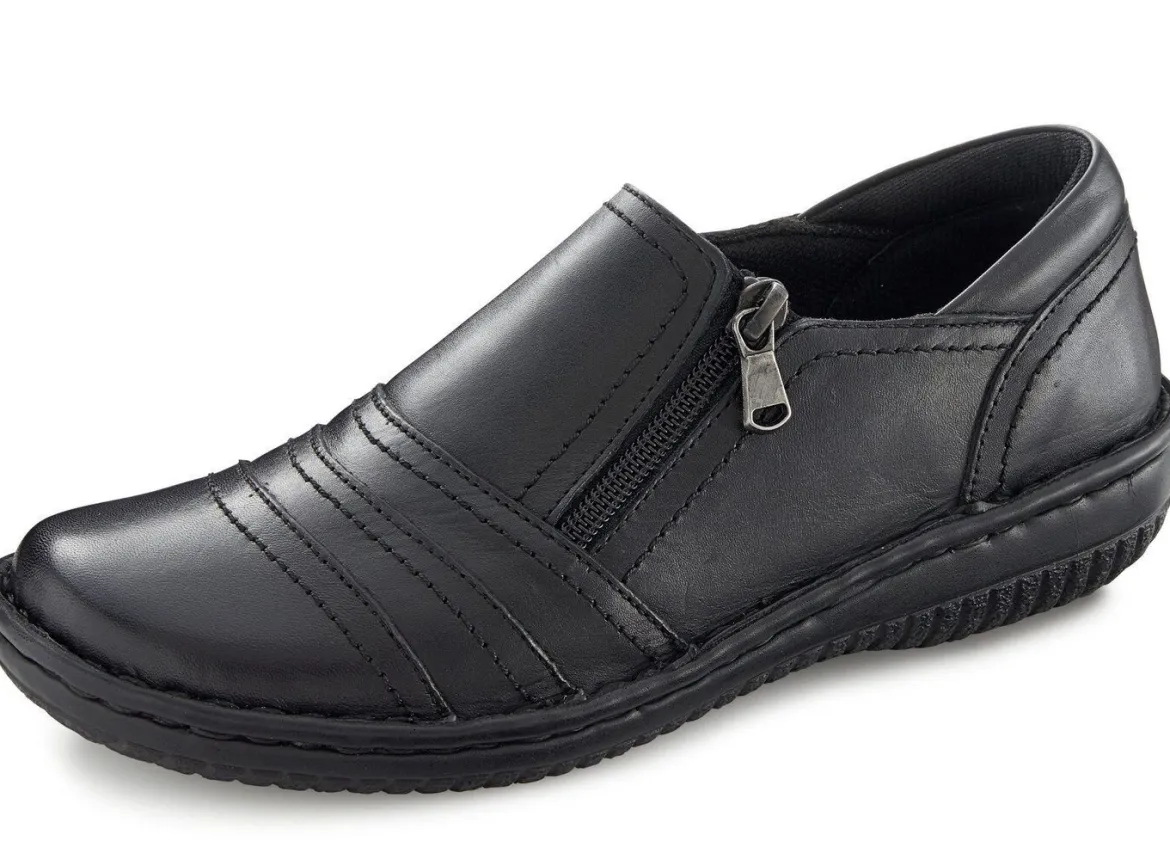 ELENA EDEN, bequeme Damen-Slipper, Weite G, mit herausnehmbarem Fußbett