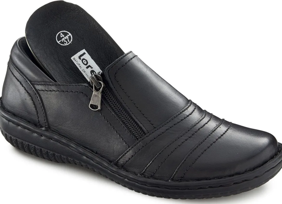 ELENA EDEN, bequeme Damen-Slipper, Weite G, mit herausnehmbarem Fußbett