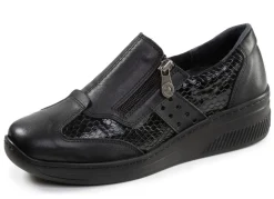 ELENA EDEN, bequeme Damen-Slipper, Weite H, mit herausnehmbarem Fußbett