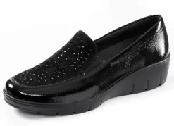ELENA EDEN, bequeme Damen-Slipper, Weite H, mit herausnehmbarem Fußbett