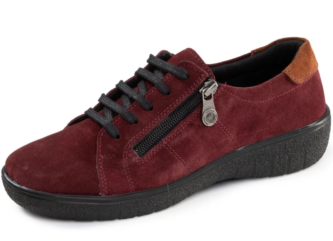 ELENA EDEN, bequeme Damen-Schnürschuhe, Weite G, mit herausnehmbarem Fußbett