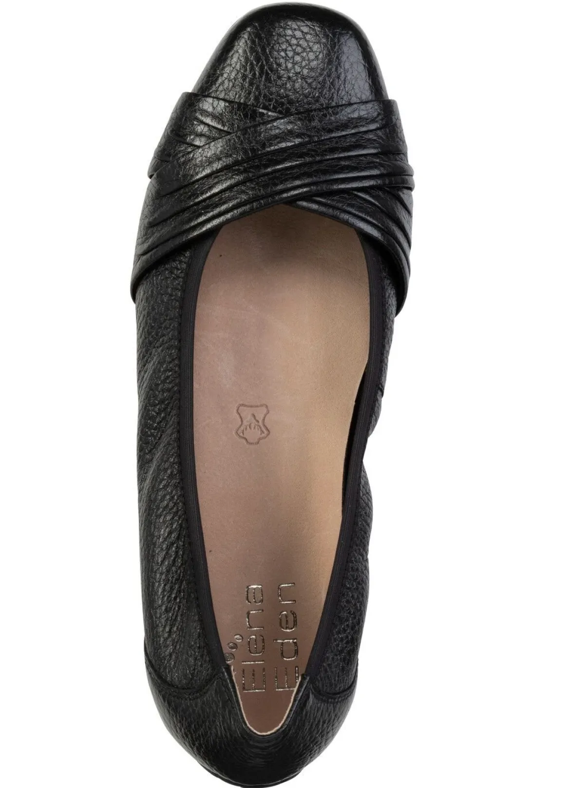 ELENA EDEN, elegante Damen-Ballerinas, Weite G, mit herausnehmbarem Fußbett