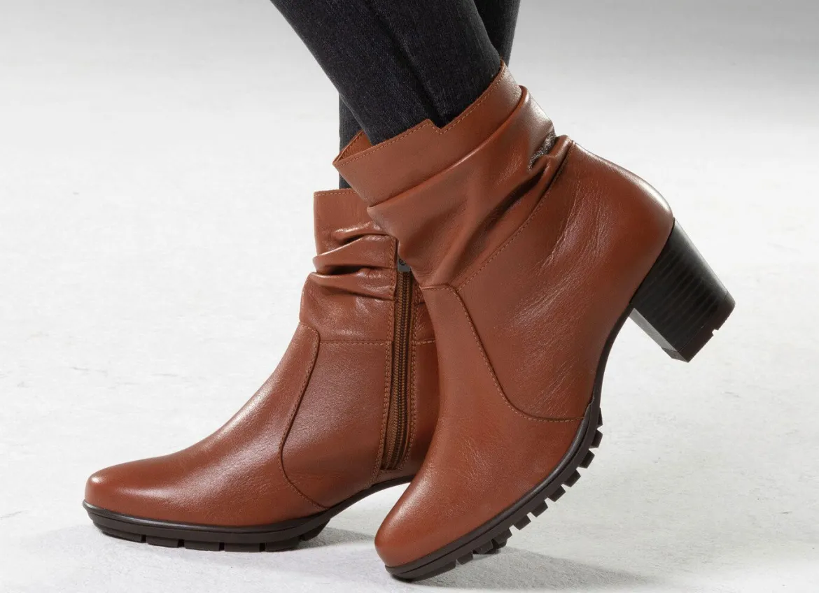 ELENA EDEN, modische Damen-Stiefeletten, Weite G, mit herausnehmbarem Fußbett