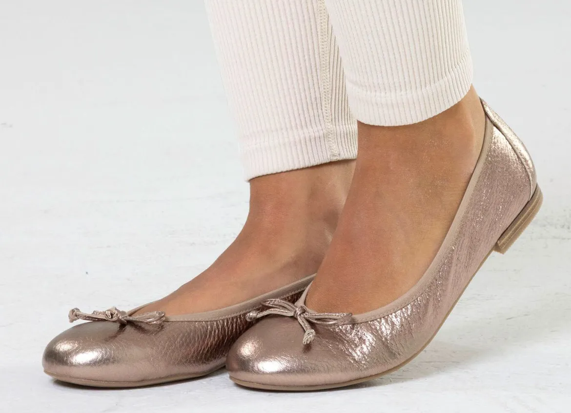 ELENA EDEN, schicke Damen-Ballerinas, Weite G, mit herausnehmbarem Fußbett
