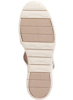 ELENA EDEN, sommerliche Damen-Slipper, Weite H, mit herausnehmbarem Fußbett