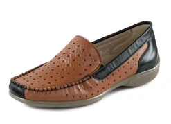 ELENA EDEN, sommerliche Damen-Slipper, Weite H, mit herausnehmbarem Fußbett