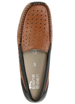 ELENA EDEN, sommerliche Damen-Slipper, Weite H, mit herausnehmbarem Fußbett