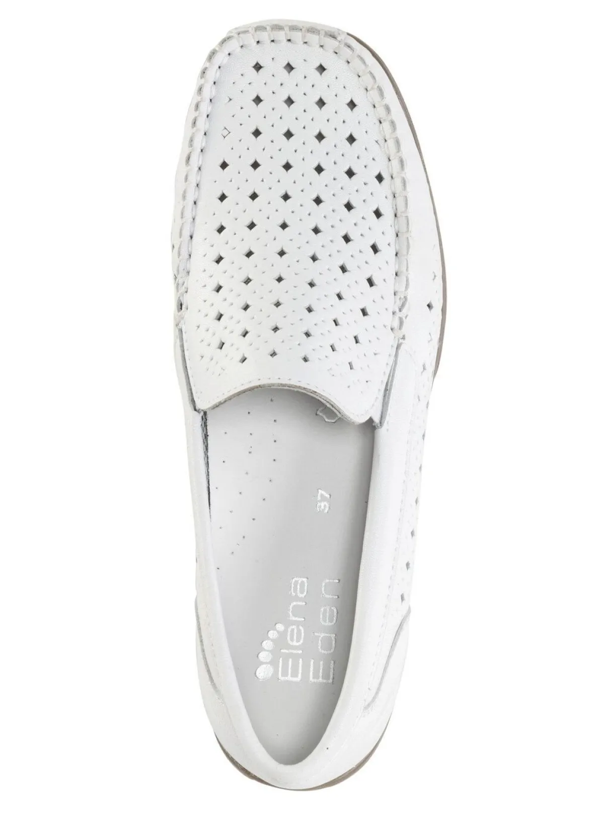 ELENA EDEN, sommerliche Damen-Slipper, Weite H, mit herausnehmbarem Fußbett