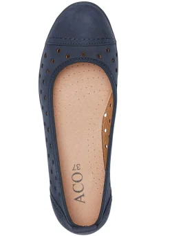 ELENA EDEN, sommerliche Damen-Ballerinas, Weite G, mit herausnehmbarem Fußbett