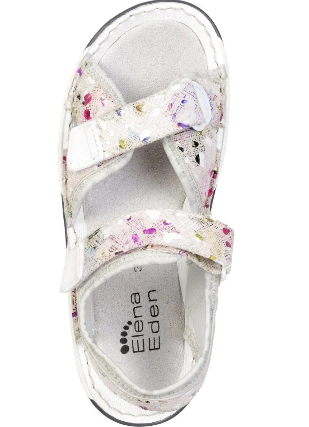 ELENA EDEN, sportliche Damen-Sandalen, Weite G, mit Klettverschluss