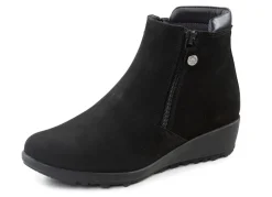 ELENA EDEN Stiefelette mit Nappaleder-Besatz