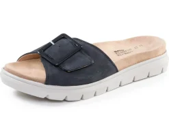 ELENA EDEN, stylische Damen-Pantoletten, Weite H, mit herausnehmbarem Fußbett