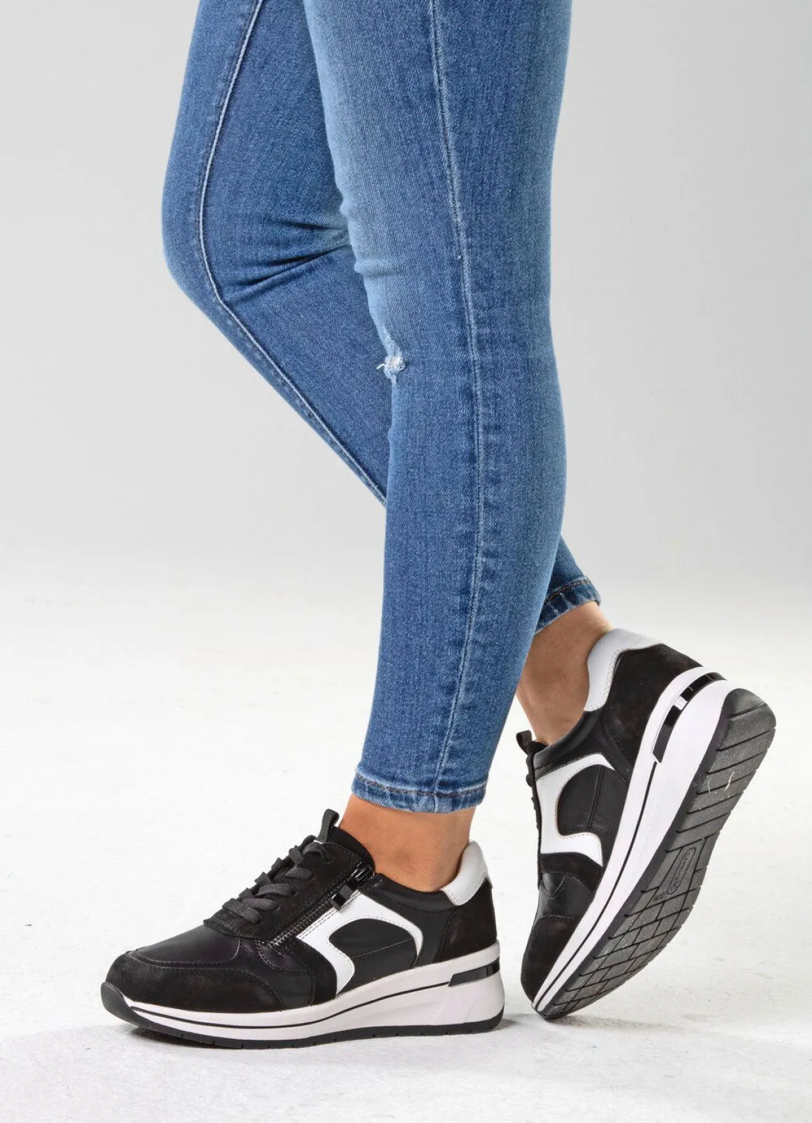 ELENA EDEN, sytlische Damen-Sneaker, Weite H, mit herausnehmbarem Fußbett