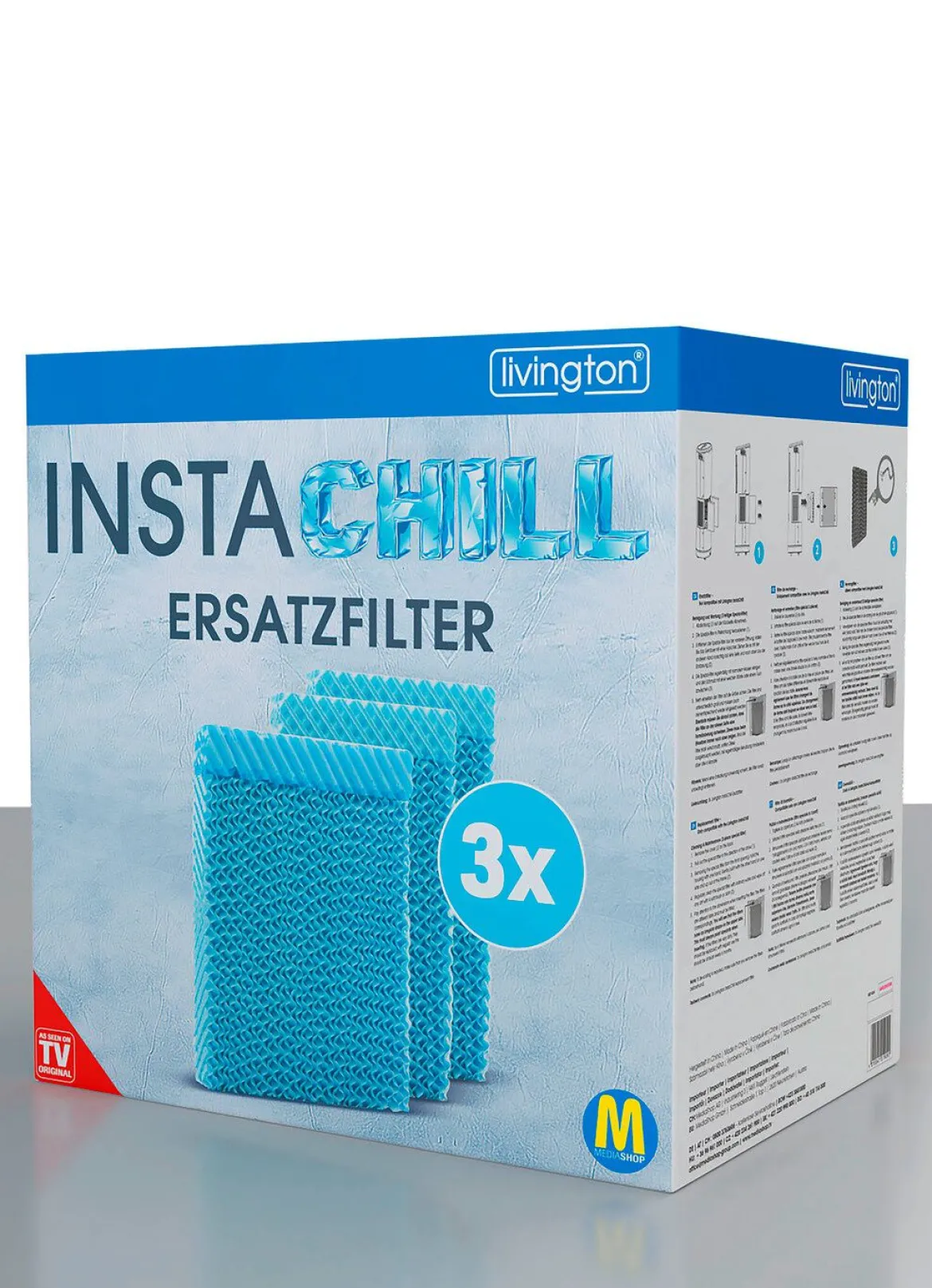 Ersatzfilter für Luftkühler Livington InstaChill