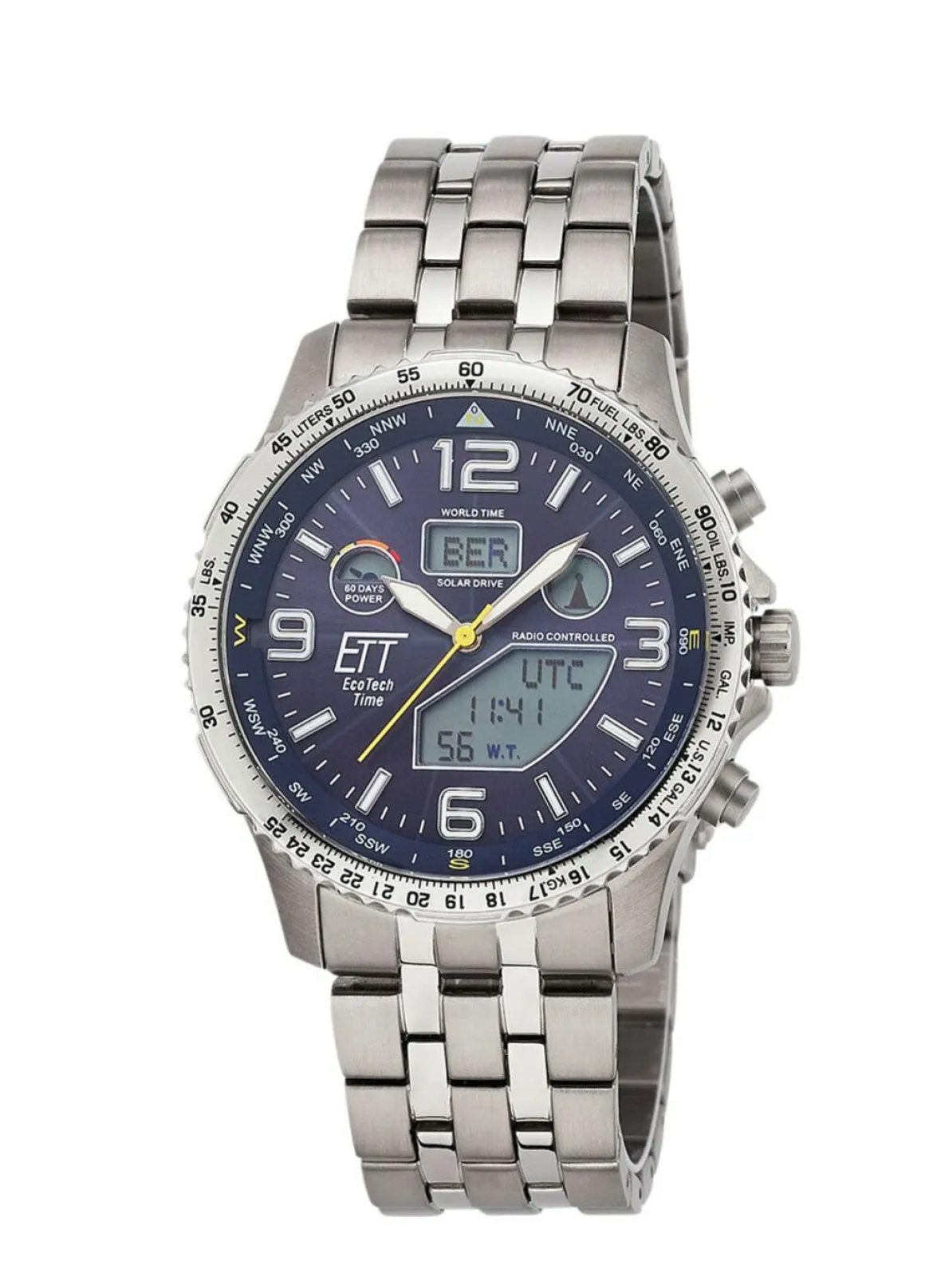 ETT EGS-11575-31M Professional Funk-Solar-Herrenuhr
