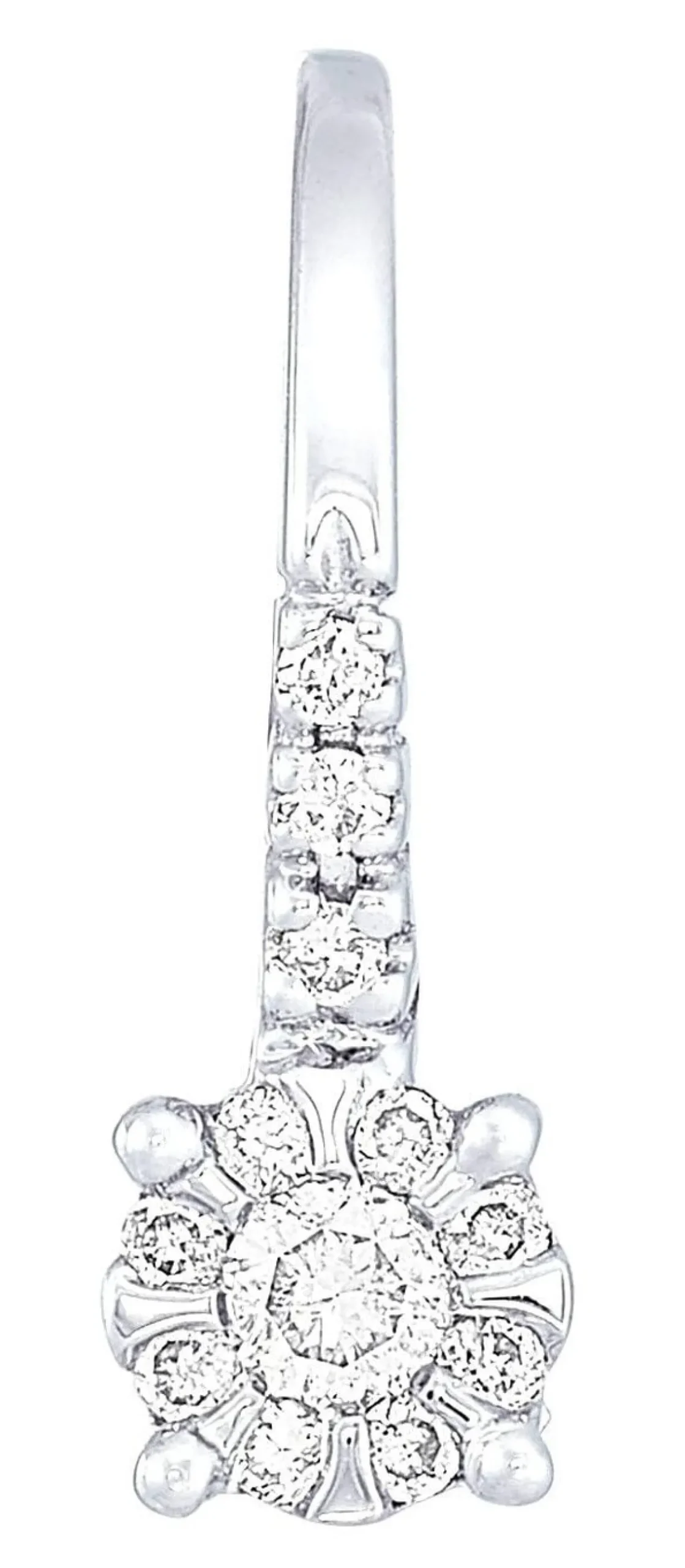 Exquisite Ohrringe mit 24 Brillanten