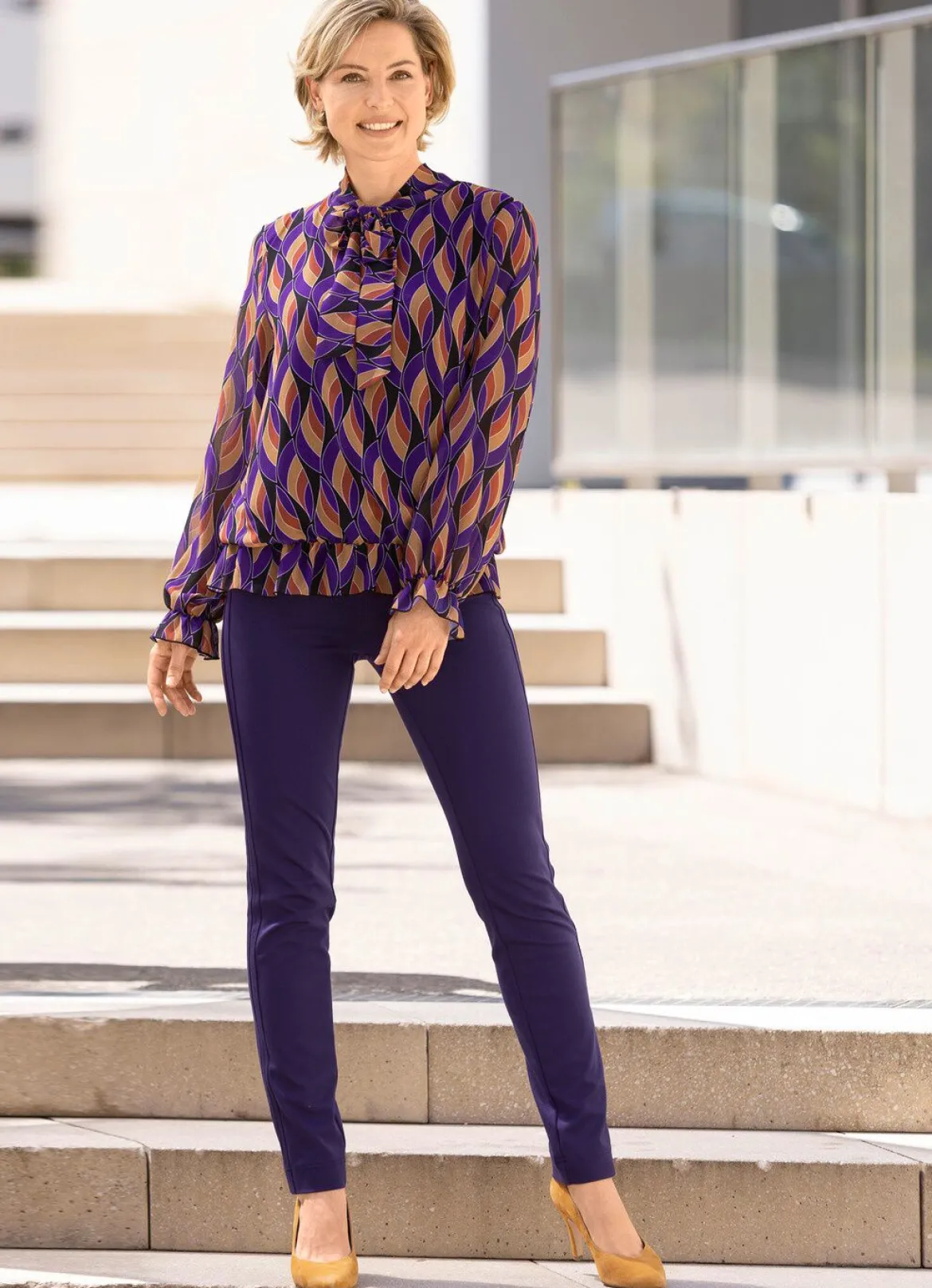 Fabelhafte Bluse mit Bindeband