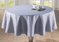 Feine Tisch- und Raumdekoration mit glänzendem Streifendessin