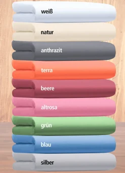 Fein-Single-Jersey Spannbetttücher