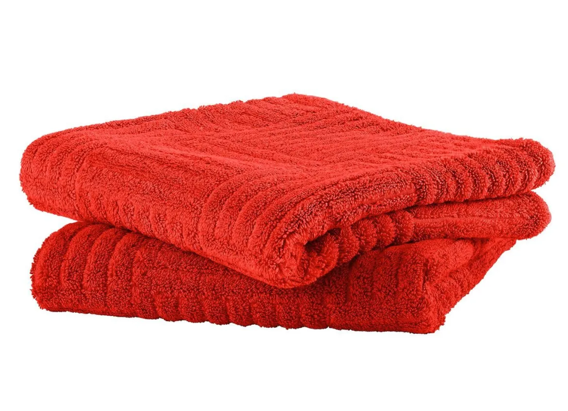 Flauschig weiche Frottier-Serie mit Hoch-Tief-Struktur