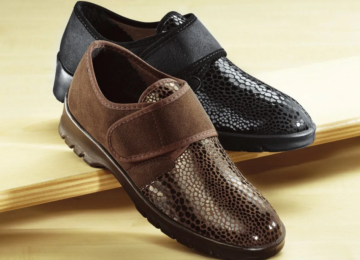 Florett Damen Klett-Halbschuh in extraweiter Passform