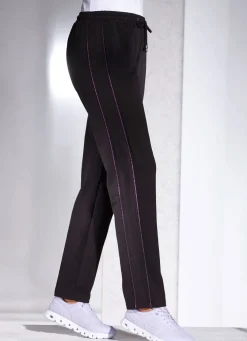 Freizeithose mit seitlichen Paspeln