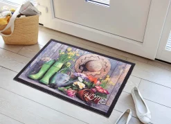 Fußmatte Home mit rutschhemmender Rückseite