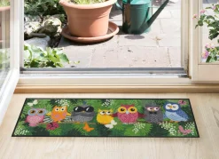 Fußmatte mit Eulen-Motiv