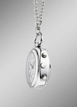 Funk-Anhängeruhr mit sprechender Zeitansage auf Knopfdruck