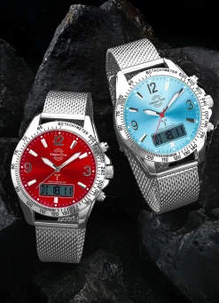 Funk-Herrenuhr mit Funktionen